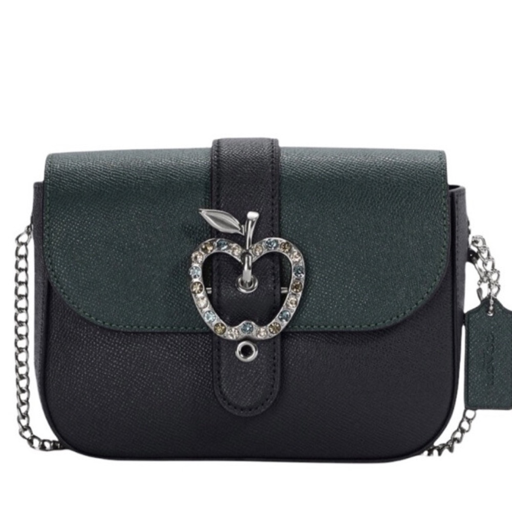 Coach Gemma Crossbody in Colorblock Forest Midnight Navy w/ Apple Buckle